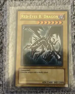 Yu-Gi-Oh! Red-Eyes Black Dragon LOB-EN070 Ultra Rare 25th Anniversary NM - Image 1