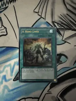 Yu-Gi-Oh! A Hero Lives 1st Ed Ultimate Rare , GENE-EN098 UTR - Image 1
