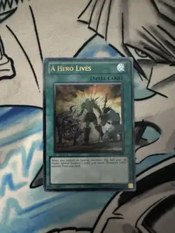 Yu-Gi-Oh! A Hero Lives 1st Ed Ultimate Rare , GENE-EN098 UTR - Image 2