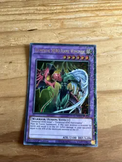 HAC1-EN019 Elemental HERO Flame Wingman Duel Terminal Ultra Rare Yugioh TCG New - Image 1