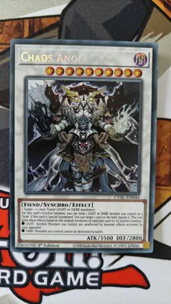 Yu-Gi-Oh CYAC-EN044 Chaos Angel 1st Edition Secret Rare Card - Image 4