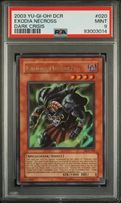 PSA 9 - Yu-Gi-Oh Card - DCR-020 - EXODIA NECROSS (ultra rare holo) - MINT - Image 1