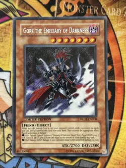 Gorz The Emissary of Darkness DLG1-EN000 NM Limited Edition Secret Rare Yu-Gi-Oh - Image 11