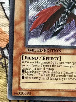 Gorz The Emissary of Darkness DLG1-EN000 NM Limited Edition Secret Rare Yu-Gi-Oh - Image 15