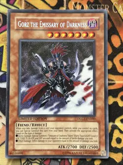 Gorz The Emissary of Darkness DLG1-EN000 NM Limited Edition Secret Rare Yu-Gi-Oh - Image 21