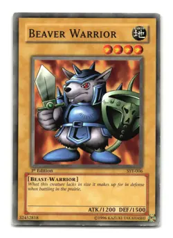 Beaver Warrior - SYE-006 1st Edition - YuGiOh-LP - Image 3