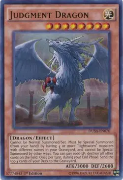 Yugioh! Judgment Dragon - DUSA-EN070 - Ultra Rare - 1st Edition Near Mint, Engli - Image 1