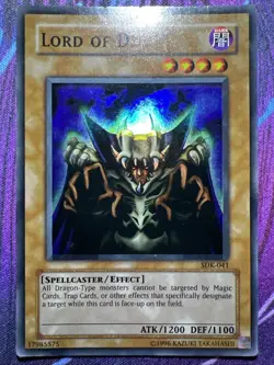 Yu-Gi-Oh! Lord Of D. SDK-041 - Foil Shift Misprint Error - Image 1