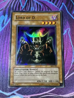 Yu-Gi-Oh! Lord Of D. SDK-041 - Foil Shift Misprint Error - Image 5