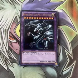 LDK2-ENK40 Blue-Eyes Ultimate Dragon Ultra Rare 1st Edition NM Yugioh Card - Image 1