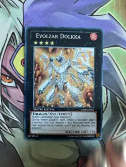CT09-EN001 Evolzar Dolkka Secret Rare Limited Edition NM Yugioh Card - Image 1