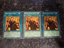 3X Raise Body Heat LOB-097 - Yugioh Yu Gi Oh! 3 Playset Mixed - Image 3