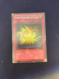 Two-Pronged Attack LOB-061 - Yugioh! Yu-Gi-Oh! Rare Nice! - Image 3