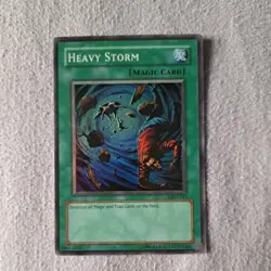 Heavy Storm MRD-142 Metal Raiders LP Super Rare Unlimited Edition Yu-Gi-Oh - Image 1