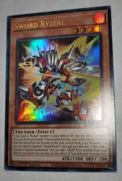 Yugioh TCG Crossover Breakers - Sword Ryzeal Ultra Rare CRBR-EN001 NM - Image 3