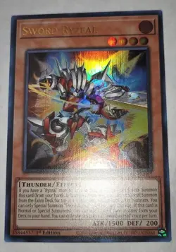 Yugioh TCG Crossover Breakers - Sword Ryzeal Ultra Rare CRBR-EN001 NM - Image 4