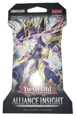 YUGIOH  TCG ALLIANCE INSIGHT 1ST EDITION BLISTER PACK New x1 - Image 1