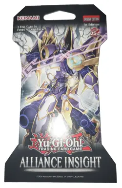 YUGIOH  TCG ALLIANCE INSIGHT 1ST EDITION BLISTER PACK New x1 - Image 2