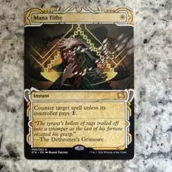 Magic the Gathering (mtg): STA: Mana Tithe - Rare - Full Art - Image 1