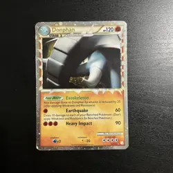 Pokemon TCG Donphan HeartGold & SoulSilver 107/123 Holo Prime Rare - Image 11