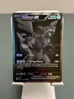 Zekrom Ex 172/086 Pokemon TCG Black Bolt English Mint Condition Pack To Topload - Image 1