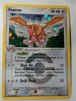 Fearow 24/112 Reverse EX Firered & Leafgreen Pokemon Holo Foil Rare Nice! - Image 3