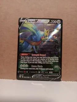 Pokemon TCG Zacian V TG21/TG30 Swsh10: Astral Radiance Trainer Gallery Holo NM - Image 1