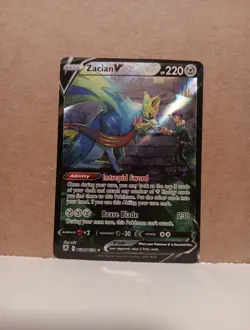 Pokemon TCG Zacian V TG21/TG30 Swsh10: Astral Radiance Trainer Gallery Holo NM - Image 3