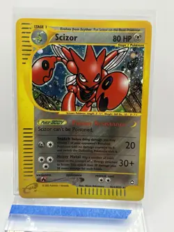 Scizor - Pokemon Card - Aquapolis H21/H32 - Rare Holo - NM - Image 1