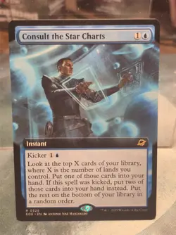 R 0325 Consult the Star Charts EXTENDED ART Rare Edge of Eternities MTG EOE - Image 1