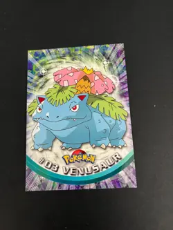 Topps Pokemon Venusaur Non Holo 03 Series 1 Card Blue Topps Trading Card - Image 1