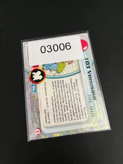 Topps Pokemon Venusaur Non Holo 03 Series 1 Card Blue Topps Trading Card - Image 5