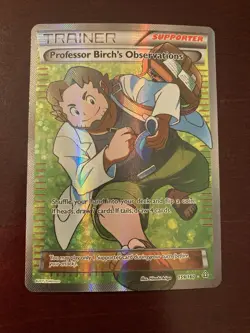 Professor Birch's Observations 159/160 XY-Primal Clash Full Art Pokemon Card - Image 3