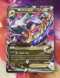 PokÃ©mon TCG Mega M Latios EX Holo Ultra Rare Card 59/108 XY Roaring Skies - Image 1