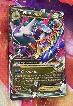 PokÃ©mon TCG Mega M Latios EX Holo Ultra Rare Card 59/108 XY Roaring Skies - Image 3