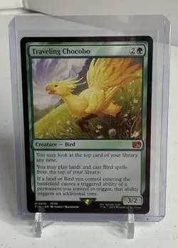MTG Traveling Chocobo Non Foil Final Fantasy M0210 NM Magic The Gathering - Image 1