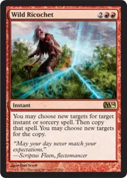 Wild Ricochet - Medium Play MTG Magic 2014 Core Set - Image 1