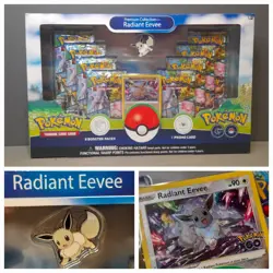 PokÃ©mon Go Premium Collection RADIANT EEVEE Pokemon Box BRAND NEW SEALED - Image 1