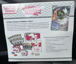 Pokemon Center Elite Trainer  Box  ETB Scarlett & Violet White Flare In Hand - Image 4