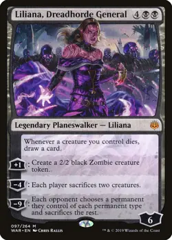 MTG Liliana, Dreadhorde General ** War of the Spark ** English (NM) - Image 3