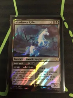 MTG Magic The Gathering Murderous Rider Surge Foil FIC Zombie Final Fantasy - Image 2
