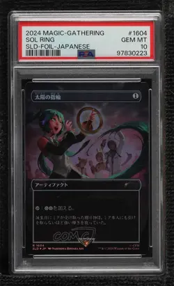 Sol Ring Japanese Foil Magic: Secret Lair Drop Series PSA 10 GEM MT 9ow - Image 4