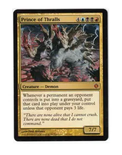 MTG - NM - Prince of Thralls - Shards of Alara 182 - Image 2