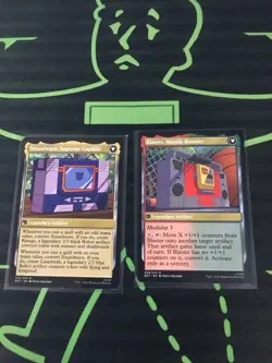 MTG Magic The Gathering Soundwave, Sonic Spy / Blaster, Combat DJ Transformers - Image 2