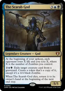 The Scarab God - Near Mint MTG Commander Masters - Image 2