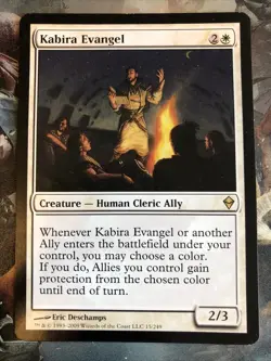 1x Kabira Evangel Zendikar LP MTG Magic The Gathering x1 MKE - Image 3