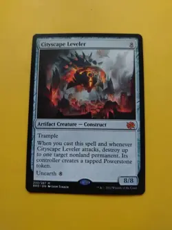 Cityscape Leveler.   BRO Mythic Artifact construct Magic the Gathering Card. - Image 6