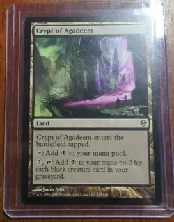 Zendikar Crypt of Agadeem MTG NM Magic: The Gathering - Image 1