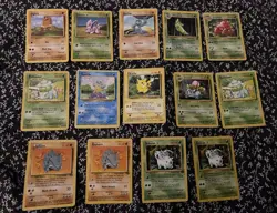 87 Cards Pokémon WOTC  Bundle Base Set Neo Jungle Fossil Heavy Played - Image 5