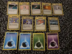 87 Cards Pokémon WOTC  Bundle Base Set Neo Jungle Fossil Heavy Played - Image 6